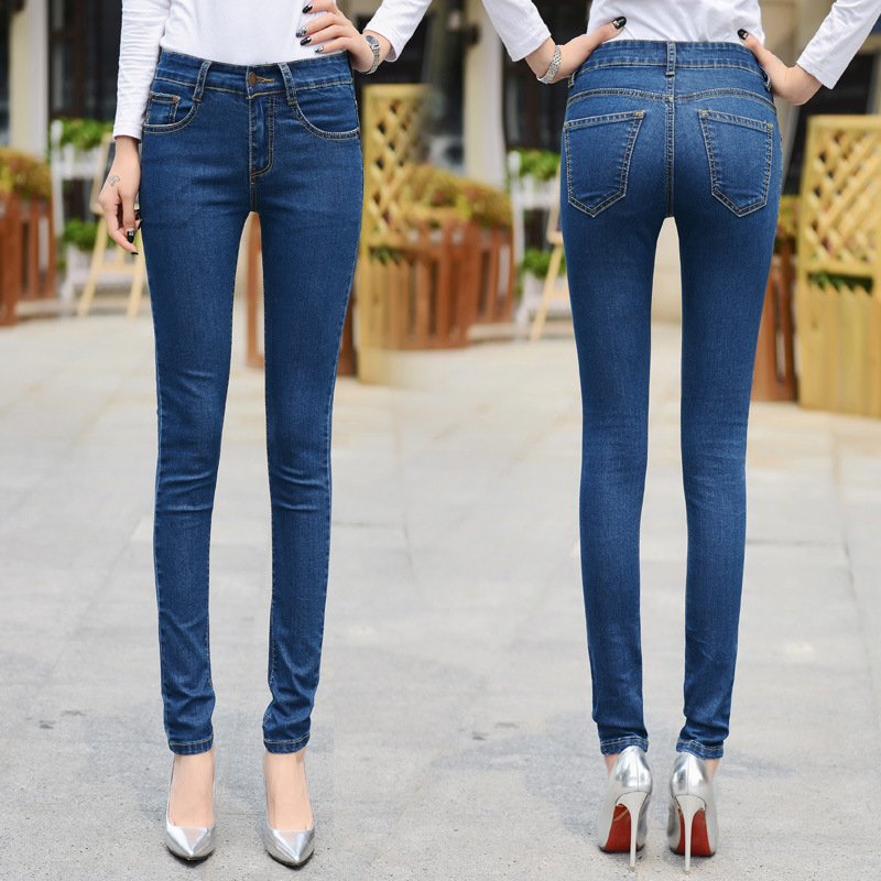 2022 New Plus Size Women's Jeans Casual All-match Slim Jeans High Quality